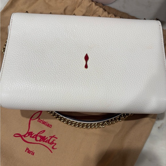 Christian Louboutin White Studded Women's Bag - Picture 6 of 8